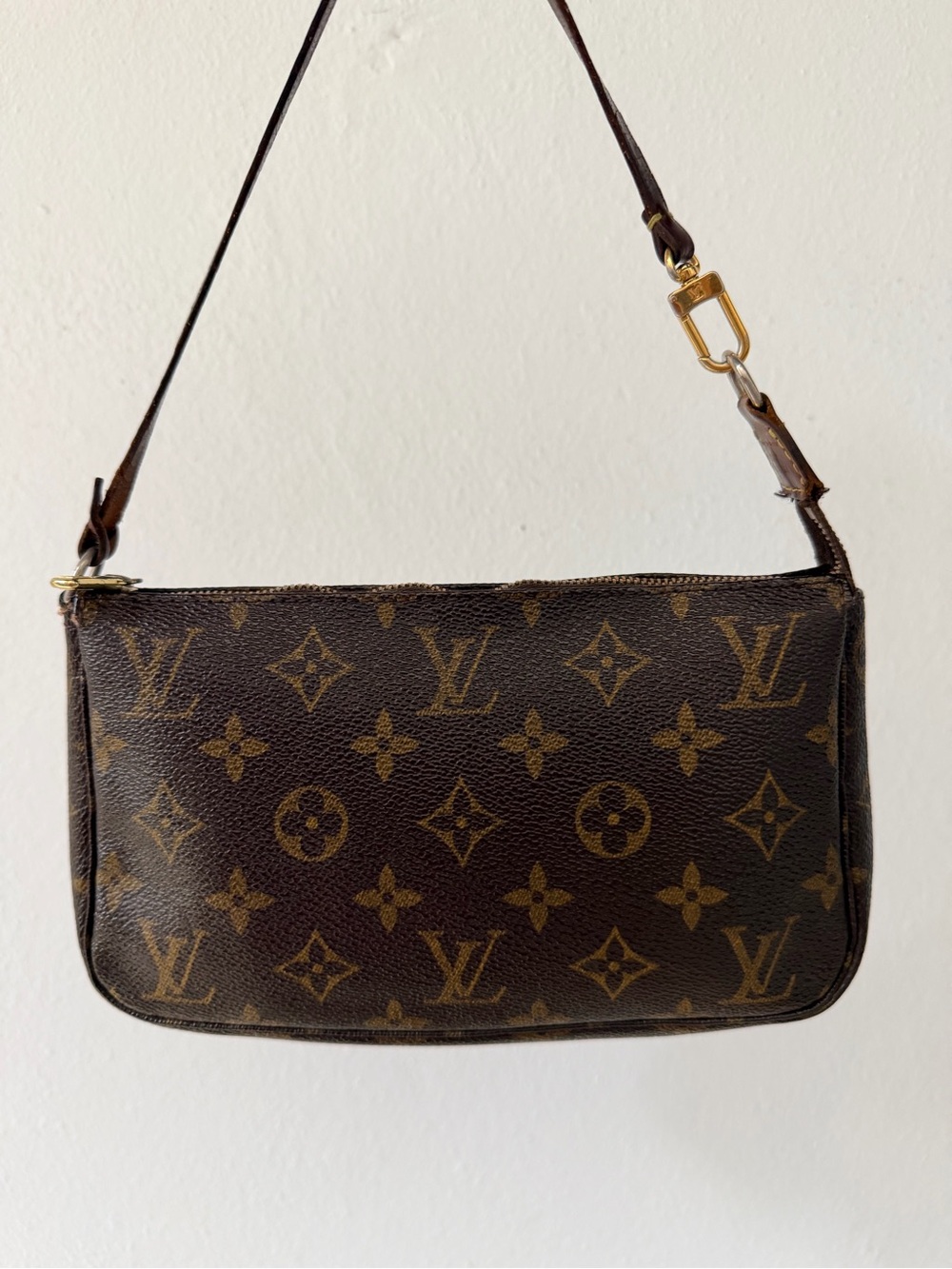Louis Vuitton Pochette Accessoires Monogram Shoulder Bag Baguette Y2K Authentic - Picture 6 of 10